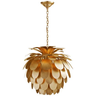 Chapman & Myers Cynara Medium Chandelier in Gild Ceiling Light W22.5