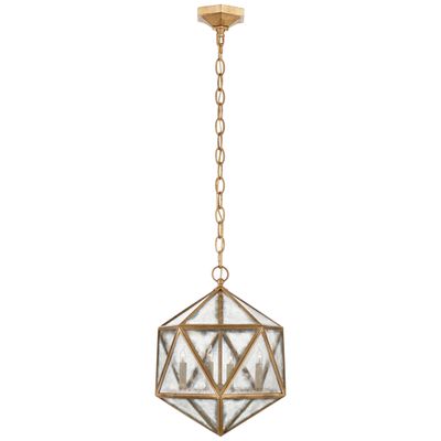 Chapman & Myers Zeno Medium 18 Facet Hedron Lantern in