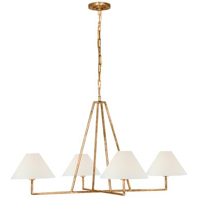 Chapman & Myers Ashton Extra Large Four Light Sculpted