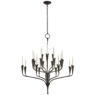 Chapman & Myers Aiden Large Chandelier in Aged Iron | Haremshosen
