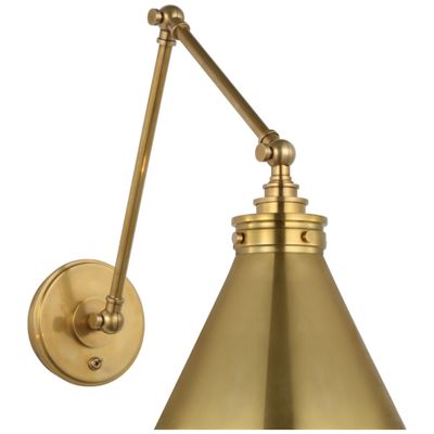Chapman & Myers Parkington Double Library Wall Light in