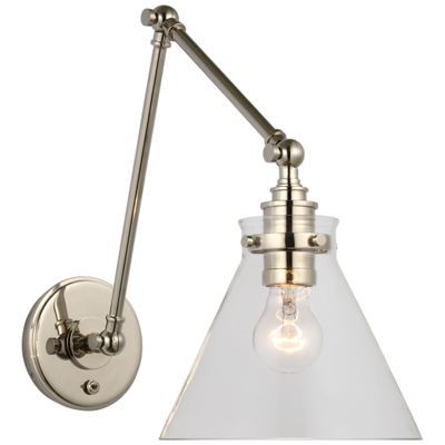 Chapman & Myers Parkington Double Library Wall Light in