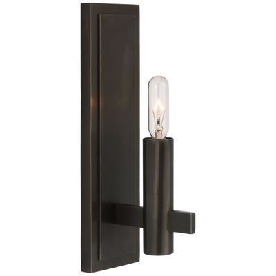 Chapman & Myers Sonnet Petite Single Sconce in Bronze Wall Light W3