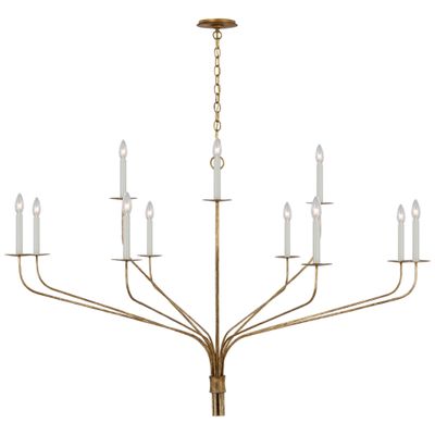 The enchanted peaks チェリー　yan座　yangraver Ian K. Fowler Belfair Grande Two-Tier Chandelier in Gilded