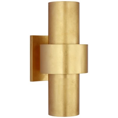Julie Neill Chalmette Medium Layered Sconce in Gild Wall Light W6