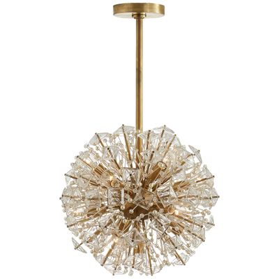 【美品通電確認済み】ZEKOO glass chandelier シャンデリエ Murano Chandelier - Triedri - 163 prisms - Transparent