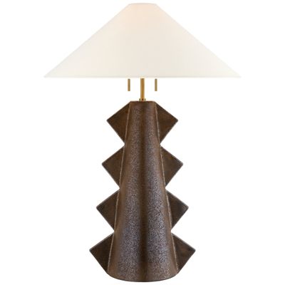 Document golf keuken Kelly Wearstler Senso Large Table Lamp in Autumn Copper with Linen Sha –  Foundry Lighting