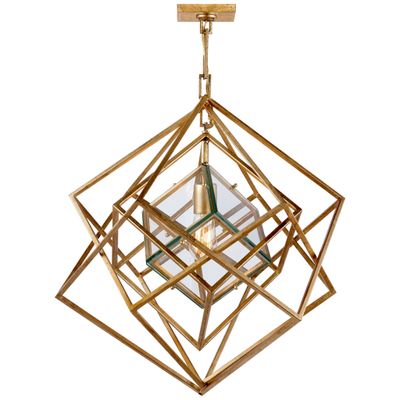 【本物新品保証】 Kelly Wearstler Ceiling Gild in Chandelier Small Cubist ホビー