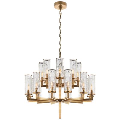大注目 Kelly Wearstler Liaison Double Tier Chandelier in Antique ホビー