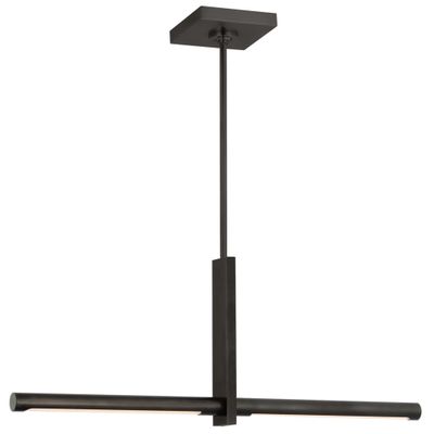 Ledlux panorama led 4 light dimmable long pendant in black new arrivals