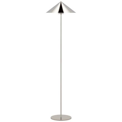 Paloma Contreras Orsay Medium Floor Lamp in Polished Nickel W14