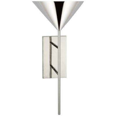 Paloma Contreras Orsay Medium Uplight Sconce in Polished Nickel Wall Light W7.25
