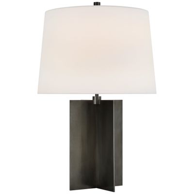 Paloma Contreras Costes Medium Table Lamp in Bronze with Linen Shade W17