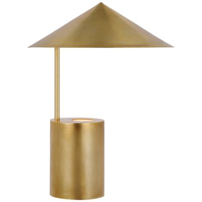 Paloma Contreras Orsay Small Table Lamp in Hand-Rubbed Antique Brass W13