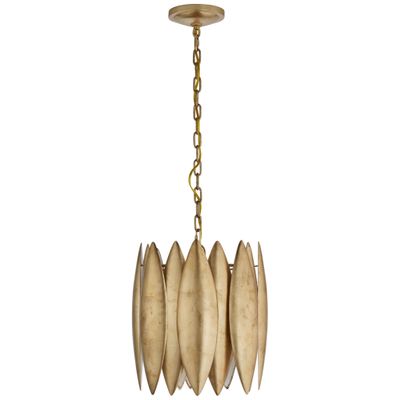 Barry Goralnick Hatton Small Chandelier in Gild Ceiling Light W14.75