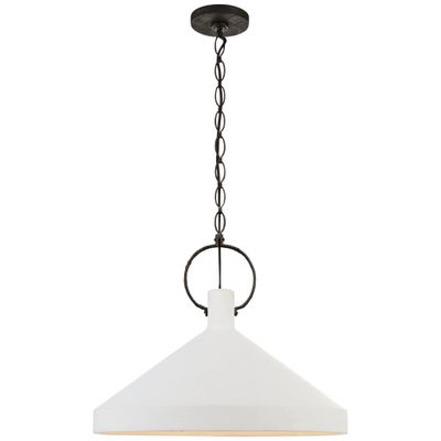 Suzanne Kasler Limoges Grande Pendant in Natural Rust with