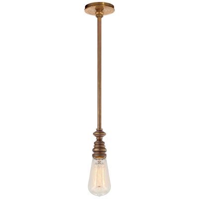Chapman & Myers Boston Pendant in Hand-Rubbed Antique Brass Ceiling Light W2.25
