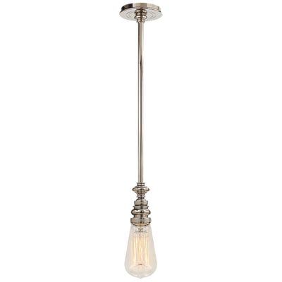 Chapman & Myers Boston Pendant in Polished Nickel Ceiling Light W2.25