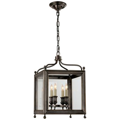 J. Randall Powers Greggory Small Lantern in Bronze Ceiling Light W12