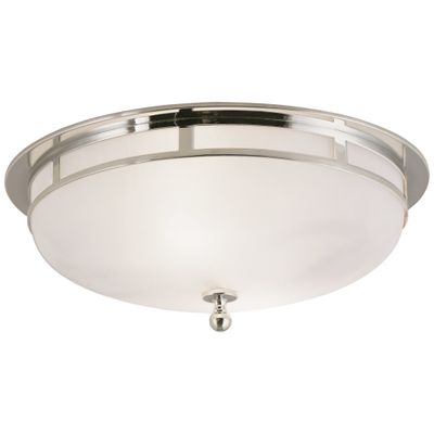 Brushed nickel flush mount chandelier on sale