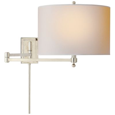 Free: Hand Rubbed Antique Brass With Natural Paper Shade - Visual Comfort  S2000hab-np Studio Swing Arm Lights/wall 