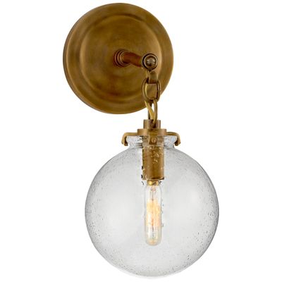 Small globe sconce best sale