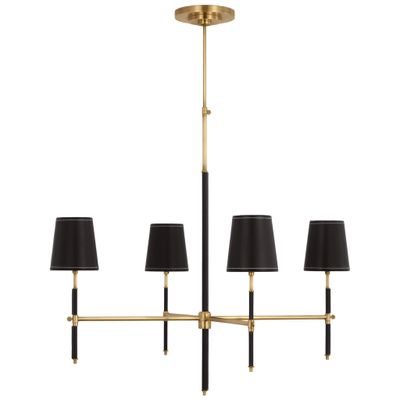 Thomas O'Brien Bryant Large Wrapped Chandelier in Polished